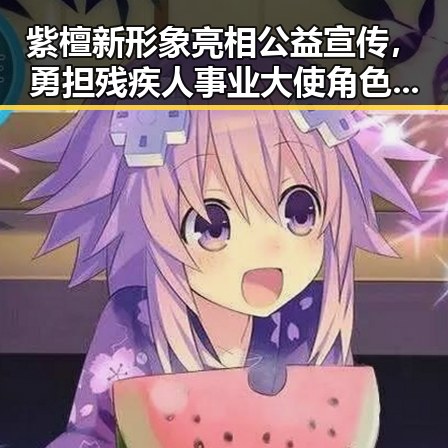 紫檀新形象亮相公益宣传，勇担残疾人事业大使角色引发热议